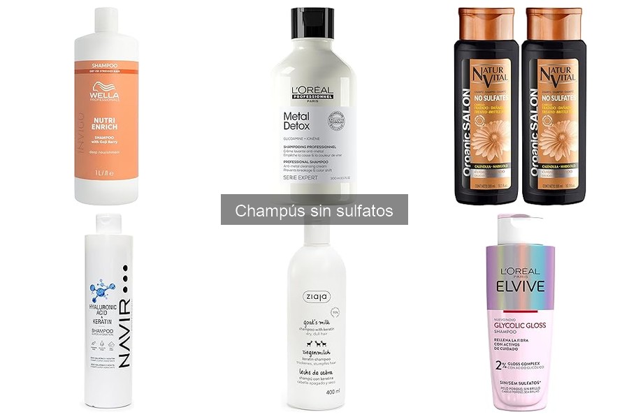 ¿Qué son los champús sin sulfatos? Beneficios y Composición