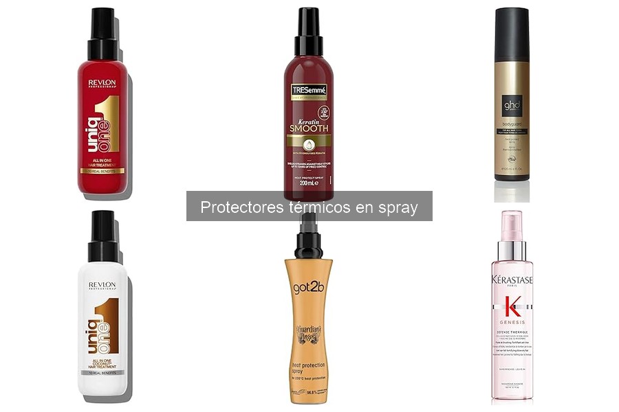 ¿Qué son los protectores térmicos en spray para el cabello?
