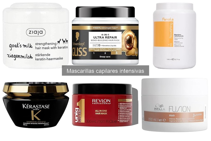 Reseñas de usuarios sobre mascarillas capilares intensivas