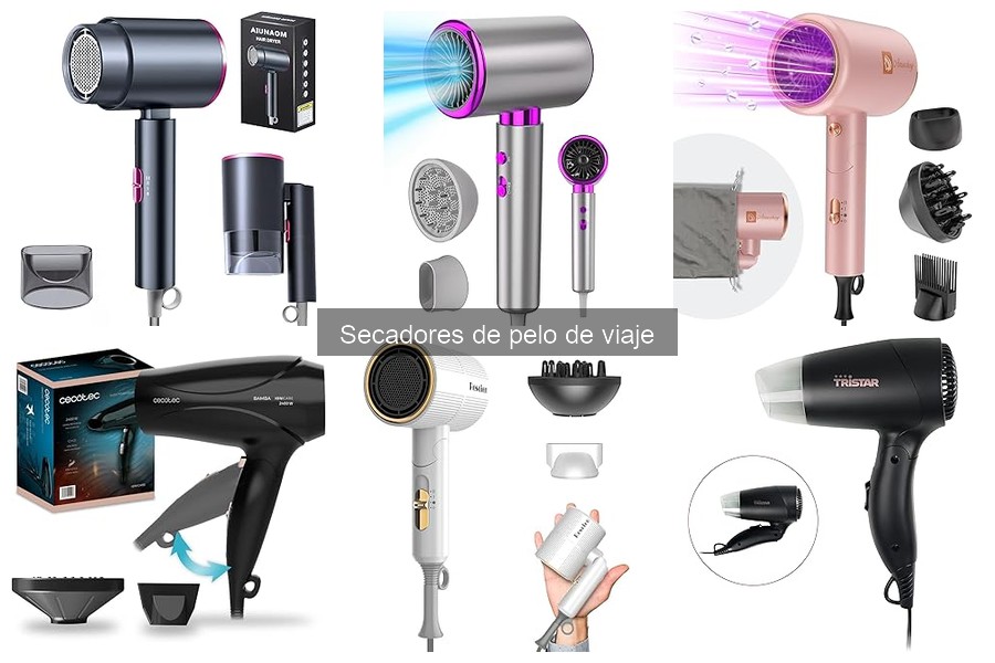 Secadores de pelo de viaje silenciosos: comparativa 2023