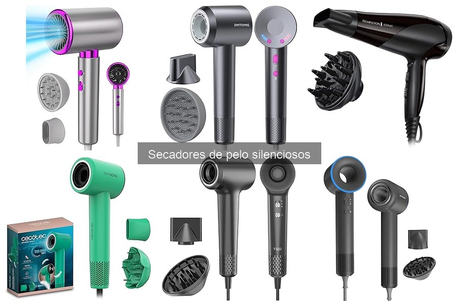 Secadores de pelo silenciosos: características y beneficios