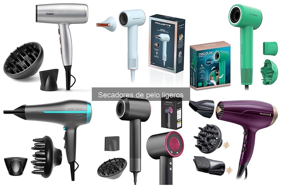 Soluciona los Problemas Comunes de Secadores de Pelo Ligeros