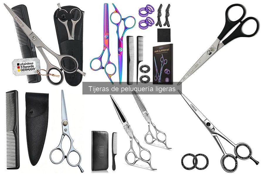 Tijeras de peluquería ligeras vs. pesadas: ¿cuál elegir?