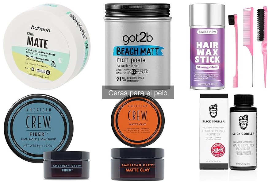 Tipos de ceras para el pelo: diferencias y características
