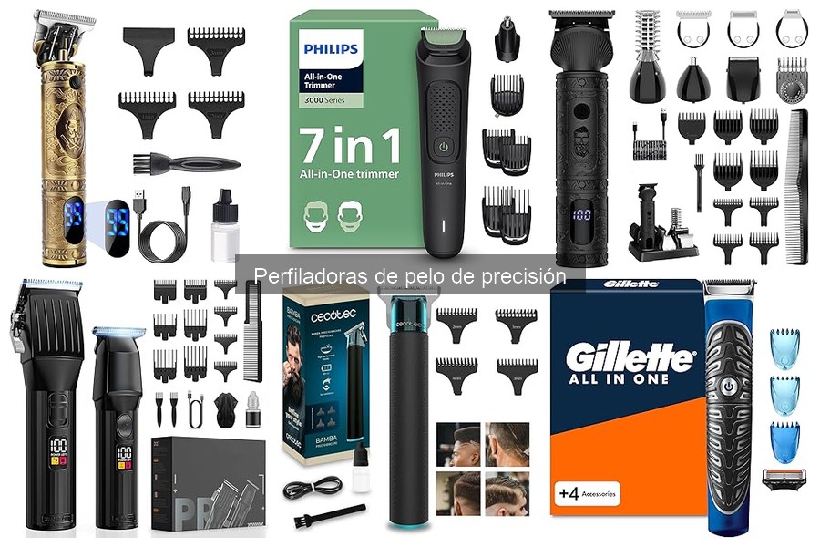 Tipos de perfiladoras de pelo de precisión: ¿Cuál elegir?