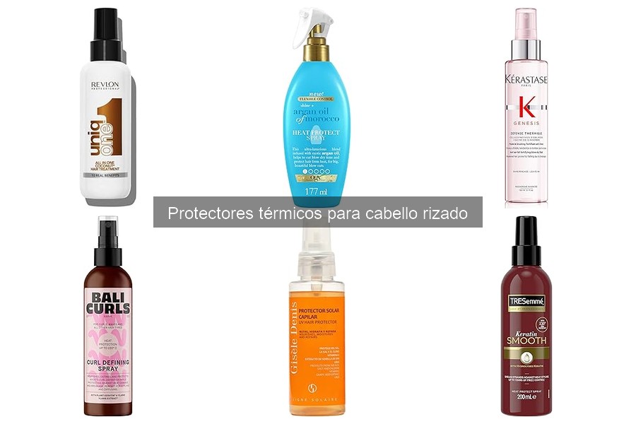 Tipos de protectores térmicos para cabello rizado: guía completa