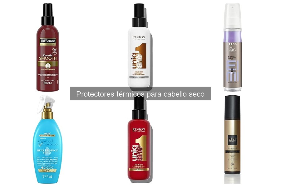 Tipos de protectores térmicos para cabello seco: guía completa