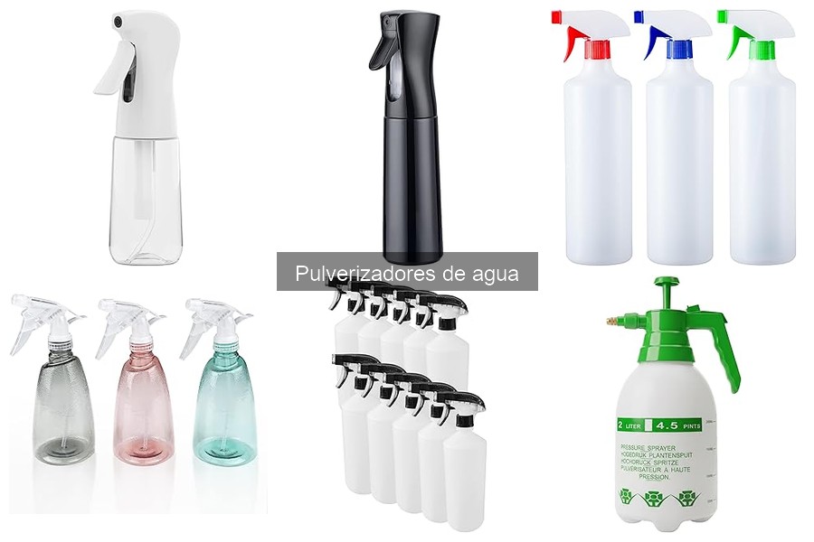 Tipos de pulverizadores de agua para el cabello: guía completa