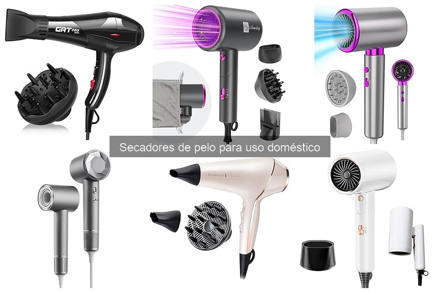 Tipos de secadores de pelo: guía informativa