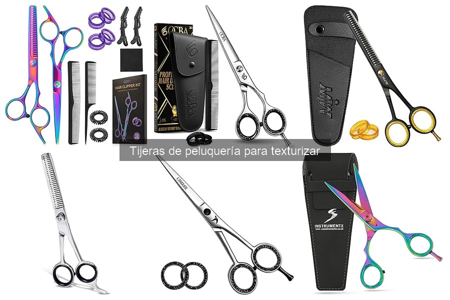 Tipos de tijeras de peluquería para texturizar y sus usos