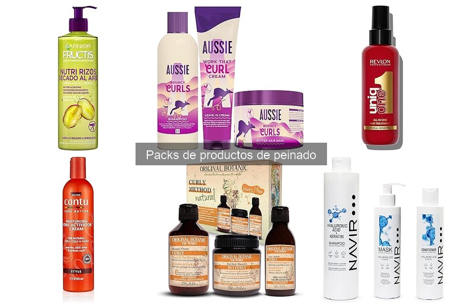 Todo sobre los packs de productos de peinado