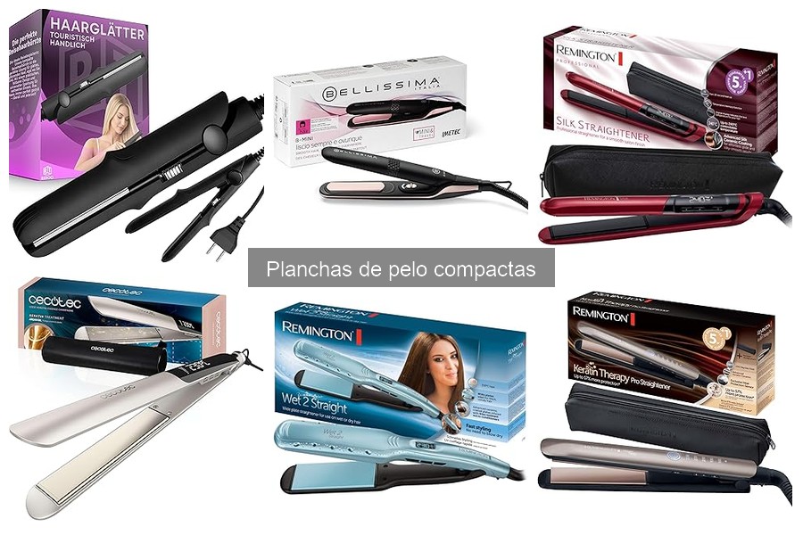 Todo sobre planchas de pelo compactas: características y ventajas
