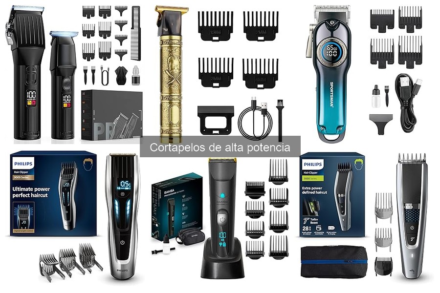 Ventajas de usar un cortapelos de alta potencia