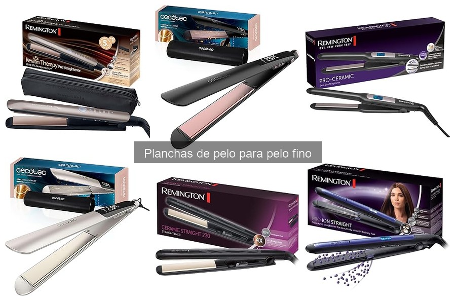 Ventajas y desventajas de planchas para pelo fino