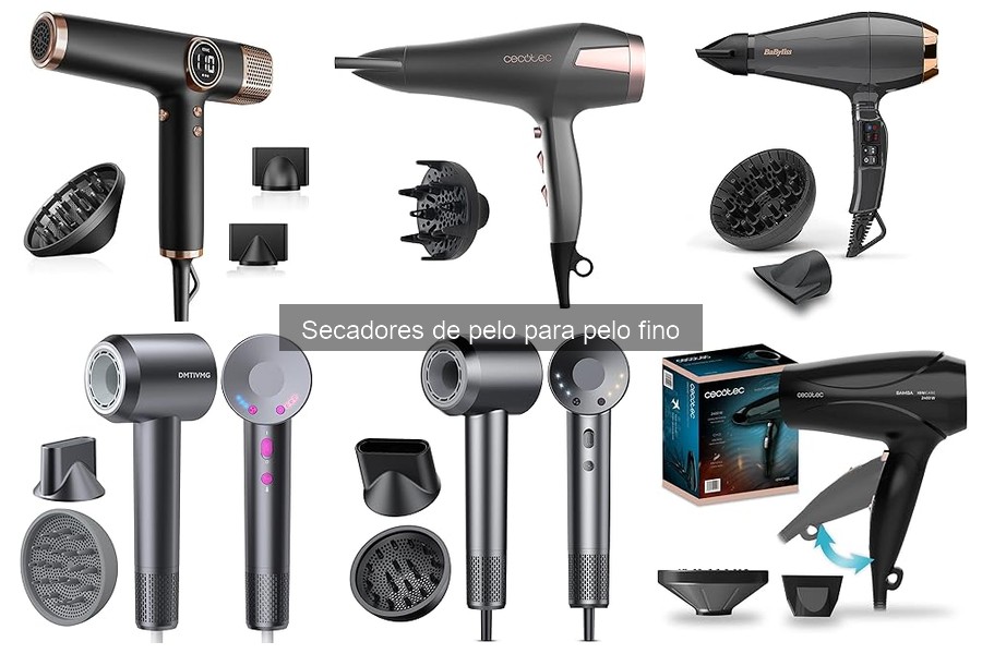 Ventajas y desventajas de secadores para cabello fino